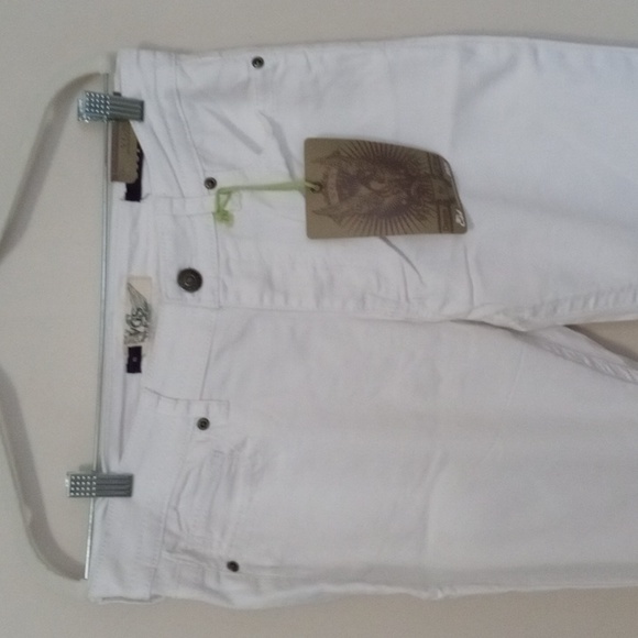 VGS Denim for All Time White Boot Cut Jeans Size 10 - Picture 7 of 7